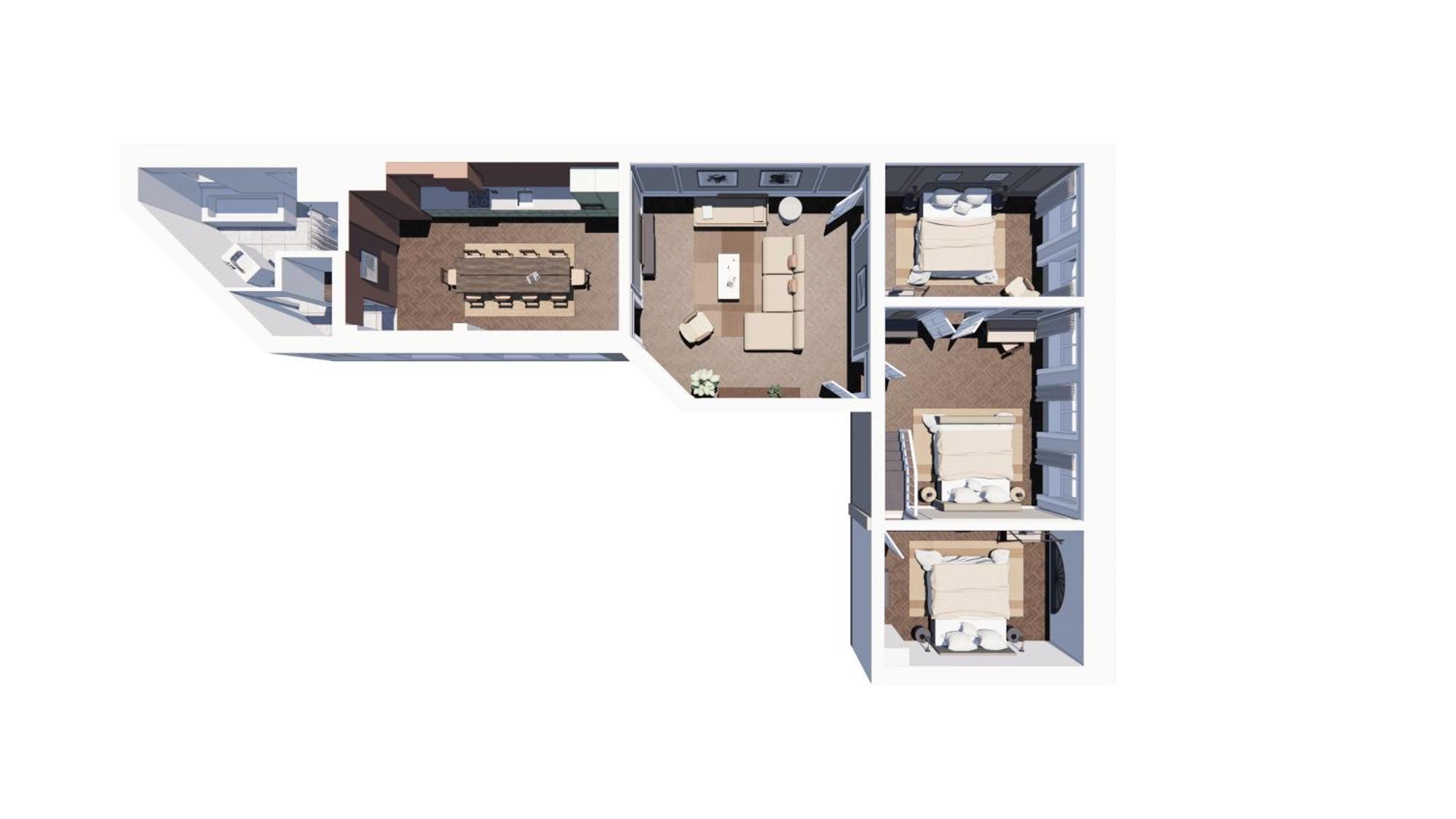 Stylish Spacious Apartment W 3Br In Copenhagen City Zewnętrze zdjęcie